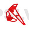 FUP-214 - FUSUNO Neon Red Fiberglass Horizontal/Vertical Fins - Mini Protos 1.2mm
